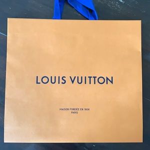 EXTRA large LV paper shopping bag
